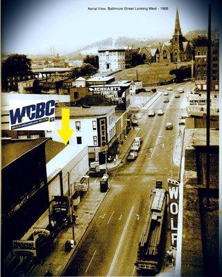 A picture from the 60's! The building where WCBC is located now!