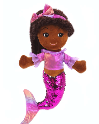 Black mermaid doll