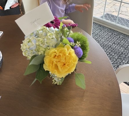 Beautiful birthday arrangement