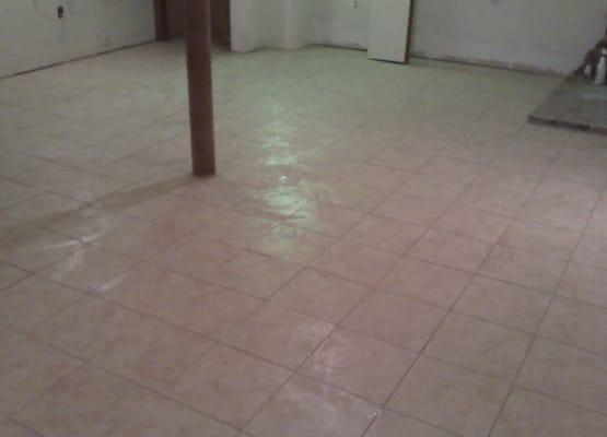 new ceramic tile floor