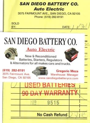 San Diego Battery Co & Auto Electric