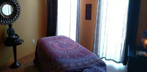 A peaceful room for massage