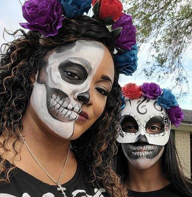 SFX Halloween Makeup! Mother and Daughter