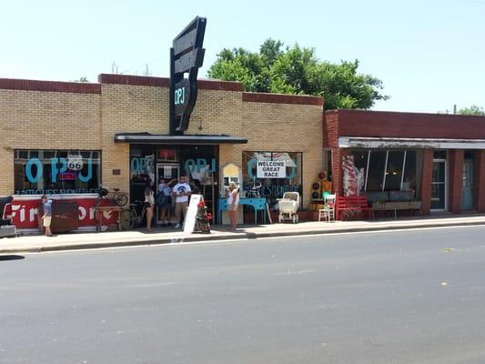 The  store  front. Facing  north.