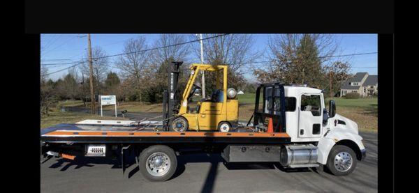 Fork lift & equipment hauling