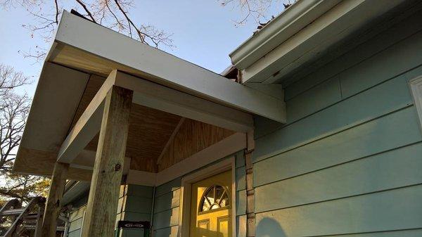 Front Porch Roof in Athens, GA.