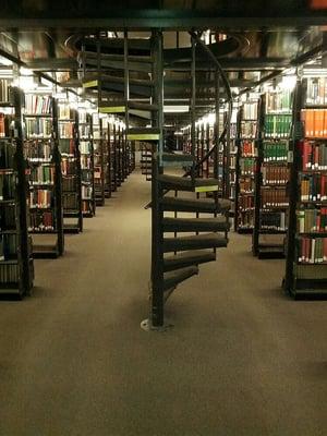 Healey Library Stacks