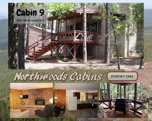 Northwoods Cabins Resort White Mountains, Arizona Vacations  Furnished Pinetop Cabin Rentals