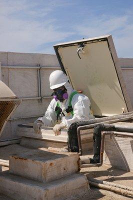 Industrial Hygiene - hazardous materials survey of roofing components