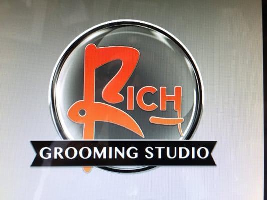 Logo for Rich Grooming Studio in Glendale.