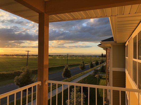 View from an apartment balcony