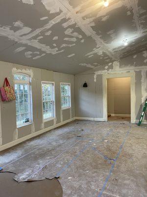 Drywall placement