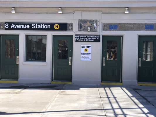 Reopened 7th Avenue Entrance