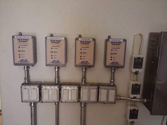 Automation control for residential fountian and lighting