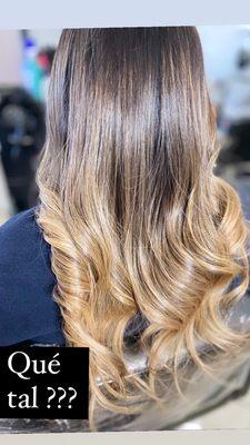 Balayage en Rubio natural