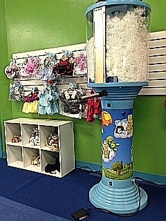 Make-your-own stuffed animal friend at Tumble Town!