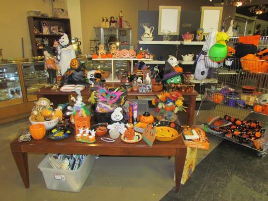 Halloween display.