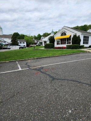 History is at a standstill at the Stony Brook Village Center.