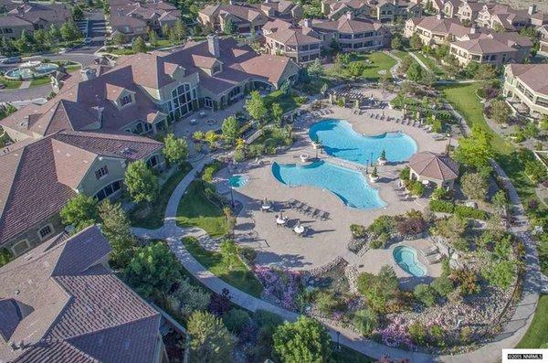 Aerial of FDL pools