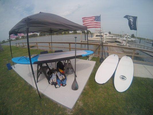 Paddle Board Rentals Redfish Willie's Waterfront Grill