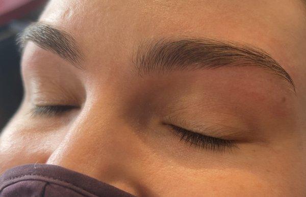 Eyrbrows shaping at NIrvana beauty and brows.book now for your next perfect Eyebrows.