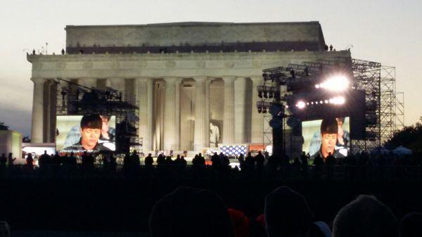 Lincoln Memorial Celebration.