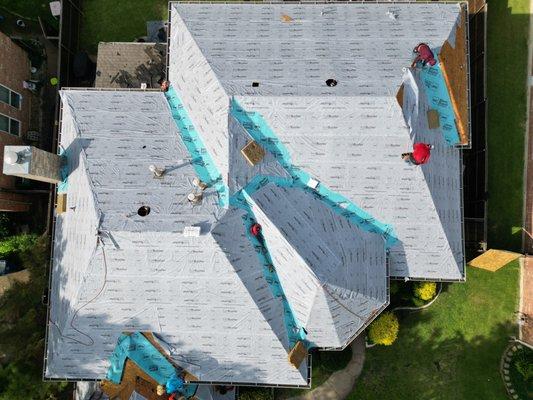 Installing GAF Feltbuster synthetic felt