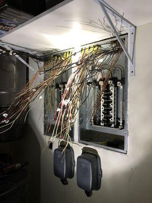 Installation of new panel