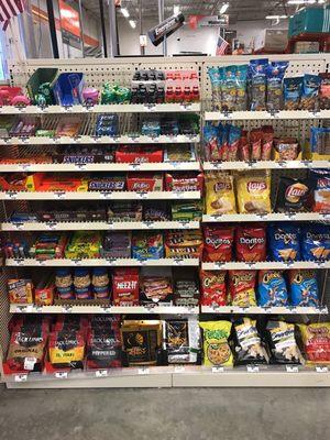 Organized snack section