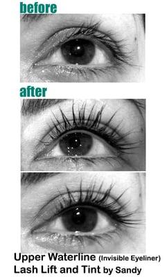 Waterline, Lash Lift and Tint