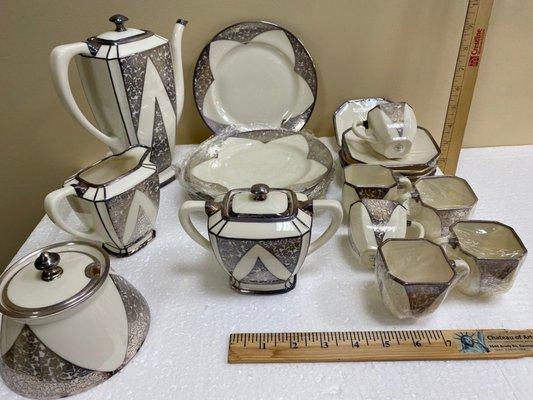 A collection   of Lenox 1920's coffee set for sale.