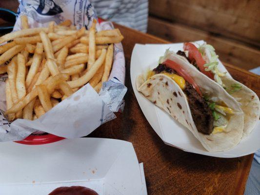 Taco burger. My daughter loves them.