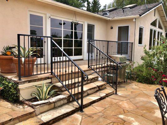 Iron railing