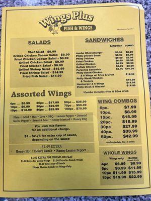 Our Menu