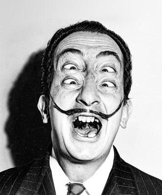 Salvador Dali portrait concept