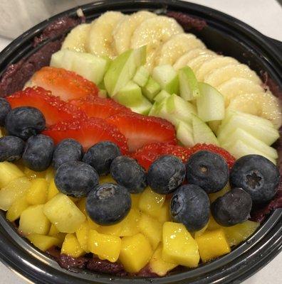 Acai Bowl- 
SMALL OR MEGA 
Build your own bowl with as many fruit, toppings, & nut butters to your liking.