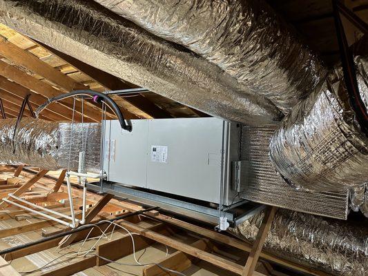 New Bosch system and R8 ducting.