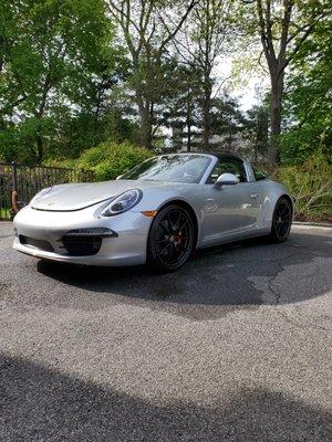 Post foam hand wash #porsche911