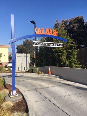 Car Wash Entrance