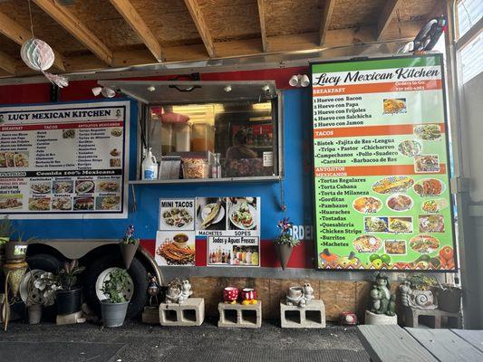 Food truck and menu