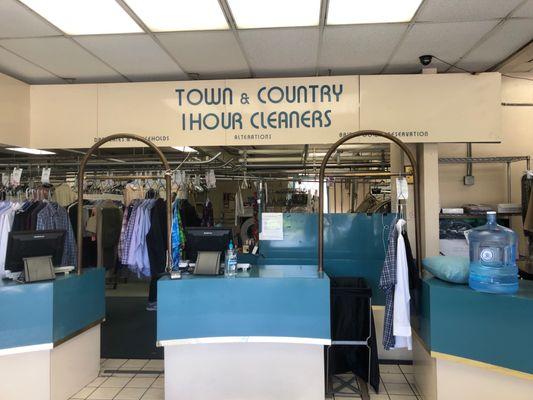 Town and country cleaners open 10 AM till 2 PM.3-27-2020 during the coronavirus outbreak