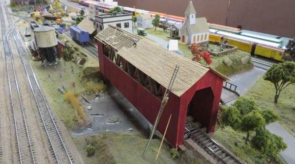 St. Alban's Model Railroad Club -- screen shot from their public video on Vimeo