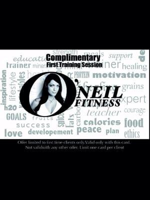 O'Neil Fitness provides a fun approach to health and fitness to help you reach your goals!