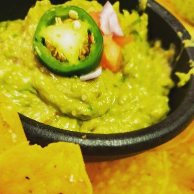 Fresh made guacamole