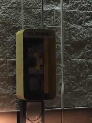 I found the last pay phone in Houston