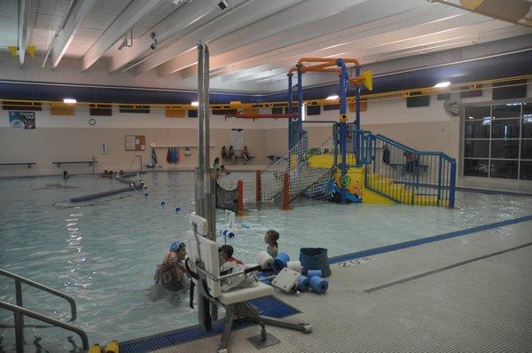 Go for a swim in the indoor pool!