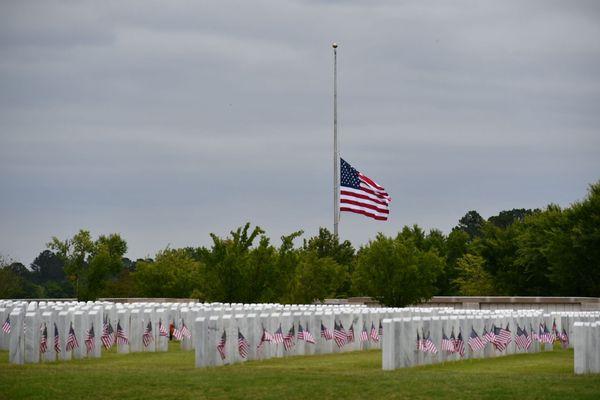 Jacksonville National Cemetery, section 8.