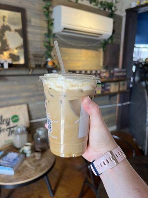 Blue Groove Iced Latte