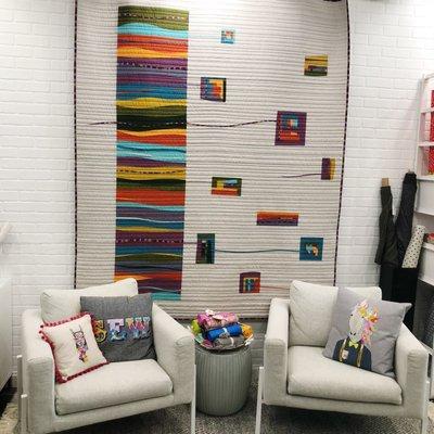 Modern quilts and Improv techniques are our specialty!