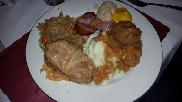 Polish buffet. Very good.